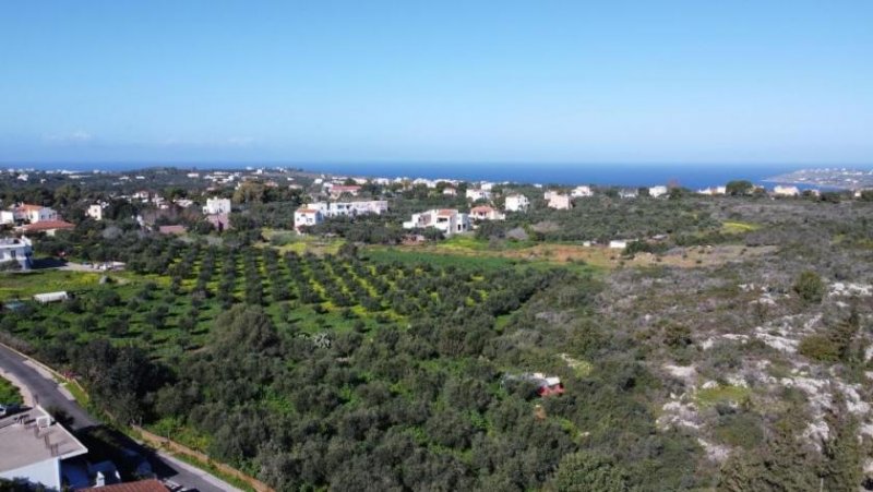Kampani Kreta, Kampani: Ruhiges Grundstück in Akrotiri mit Bergblick zu verkaufen Grundstück kaufen